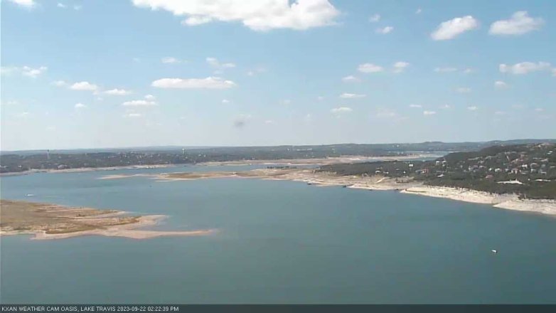 Lake Travis webcam, September 22, 2023 2:25 PM CT