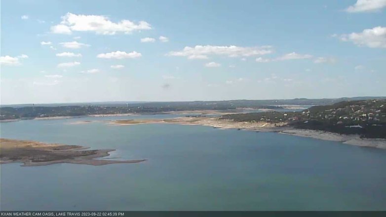 Lake Travis webcam, September 22, 2023 2:45 PM CT