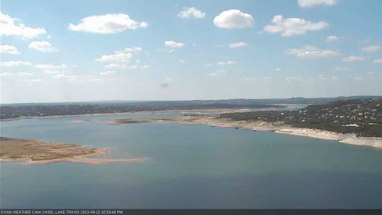 Lake Travis webcam, September 22, 2023 3:00 PM CT
