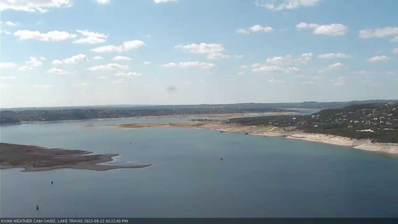 Lake Travis webcam, September 22, 2023 3:25 PM CT