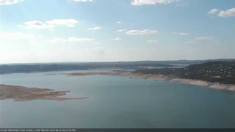 Lake Travis webcam, September 22, 2023 4:25 PM CT