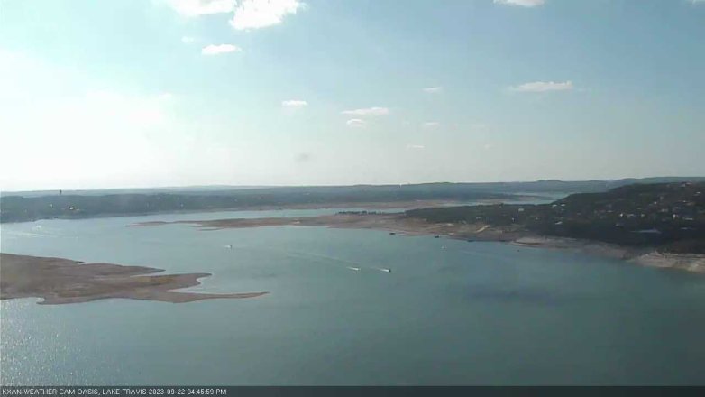 Lake Travis webcam, September 22, 2023 4:45 PM CT