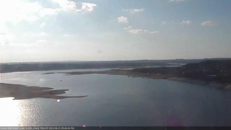 Lake Travis webcam, September 22, 2023 5:45 PM CT