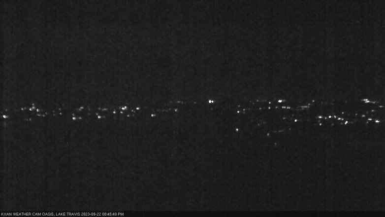 Lake Travis webcam, September 22, 2023 8:45 PM CT