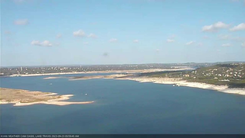 Lake Travis webcam, September 23, 2023 10:00 AM CT