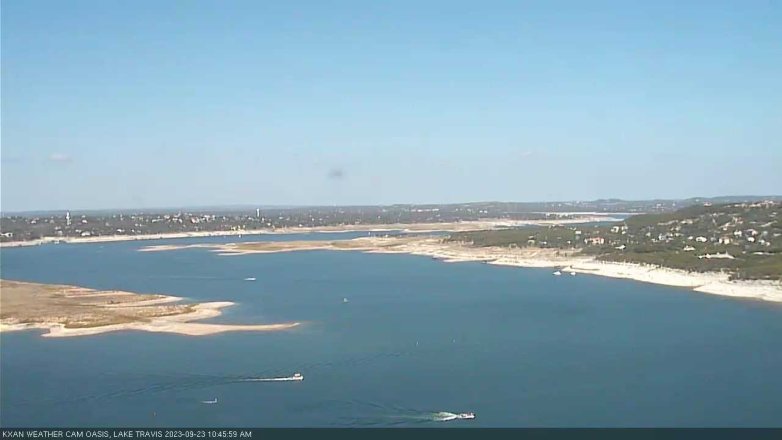 Lake Travis webcam, September 23, 2023 10:45 AM CT