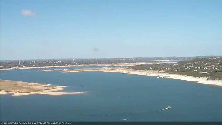 Lake Travis webcam, September 23, 2023 11:00 AM CT