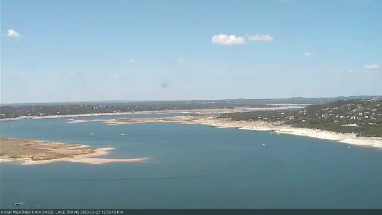 Lake Travis webcam, September 23, 2023 1:00 PM CT