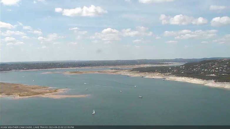 Lake Travis webcam, September 23, 2023 2:25 PM CT