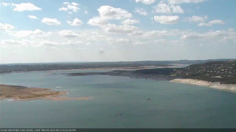 Lake Travis webcam, September 23, 2023 3:25 PM CT