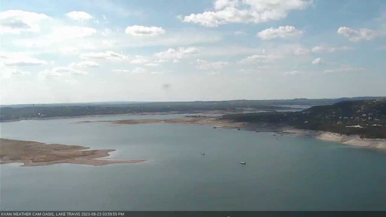 Lake Travis webcam, September 23, 2023 4:00 PM CT