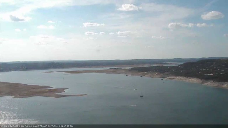 Lake Travis webcam, September 23, 2023 4:45 PM CT