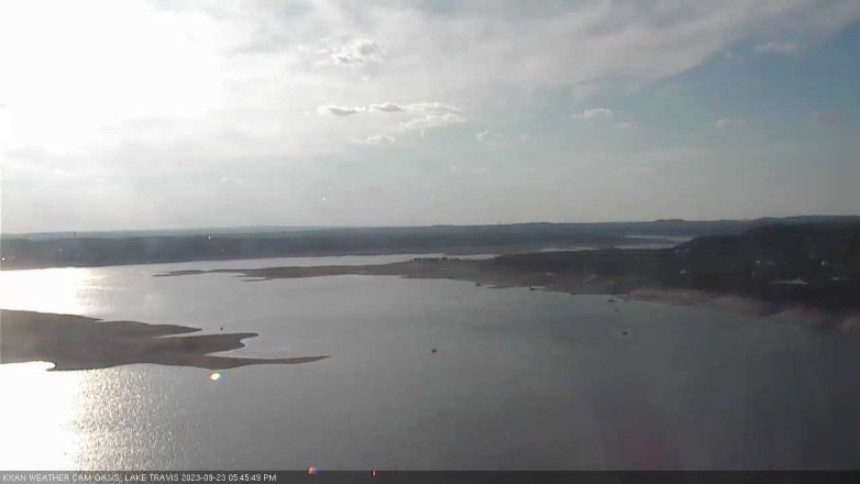 Lake Travis webcam, September 23, 2023 5:45 PM CT