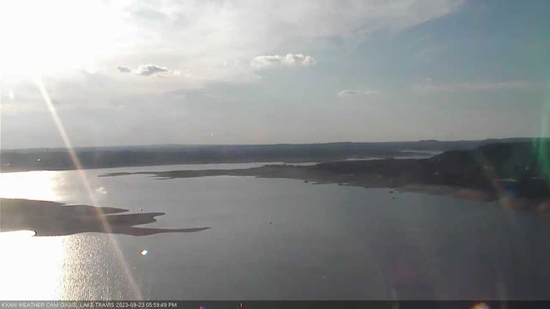 Lake Travis webcam, September 23, 2023 6:00 PM CT