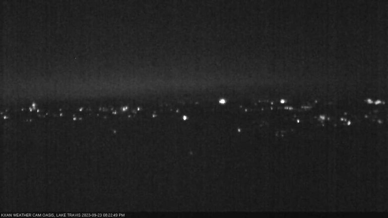 Lake Travis webcam, September 23, 2023 8:25 PM CT