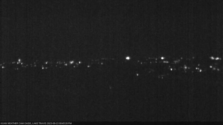 Lake Travis webcam, September 23, 2023 8:45 PM CT