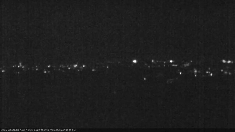 Lake Travis webcam, September 23, 2023 9:00 PM CT