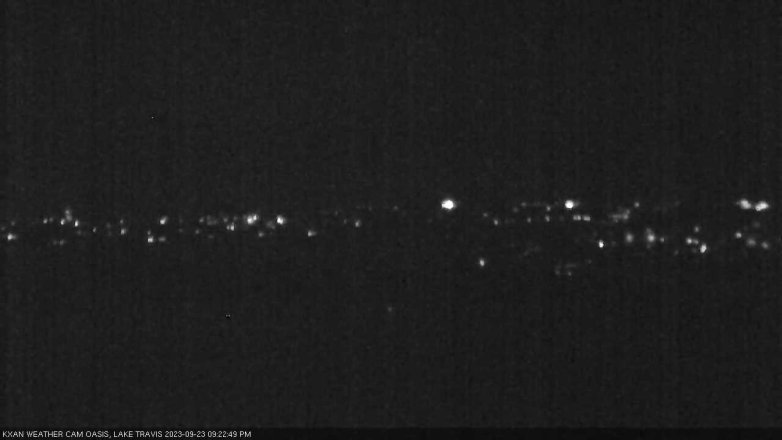 Lake Travis webcam, September 23, 2023 9:25 PM CT