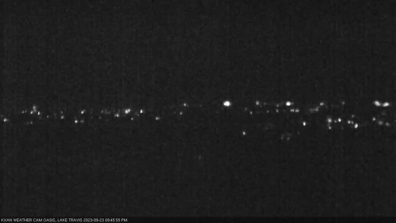 Lake Travis webcam, September 23, 2023 9:45 PM CT