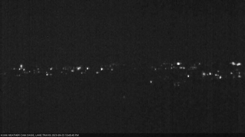 Lake Travis webcam, September 23, 2023 10:45 PM CT