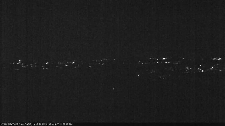 Lake Travis webcam, September 23, 2023 11:25 PM CT