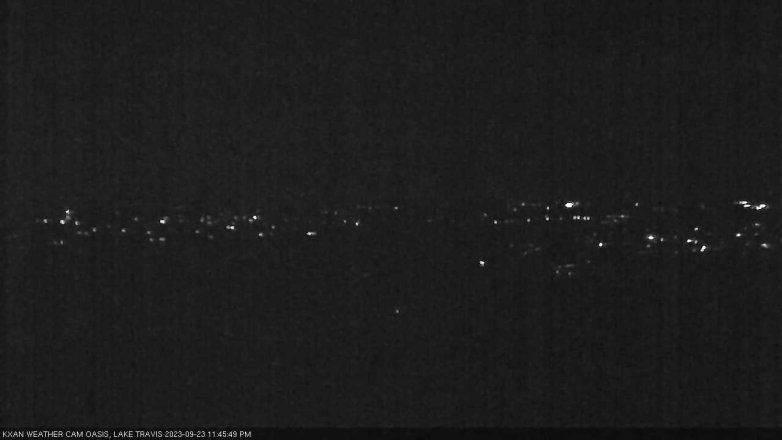 Lake Travis webcam, September 23, 2023 11:45 PM CT