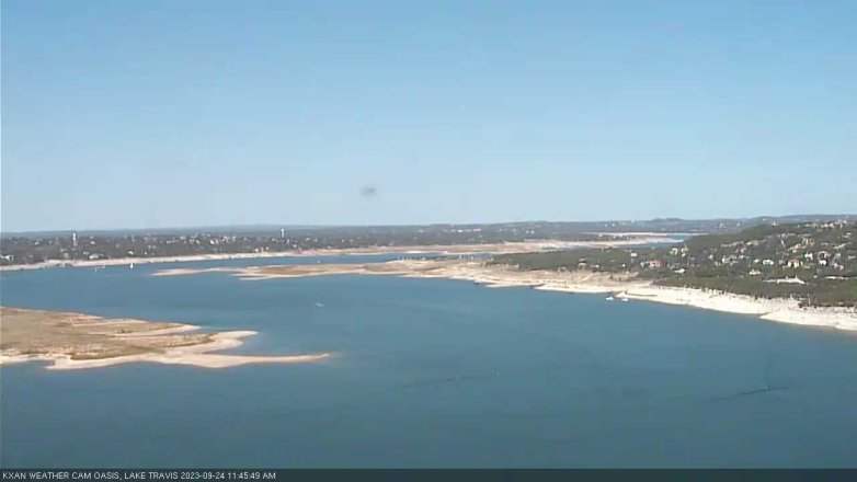 Lake Travis webcam, September 24, 2023 11:45 AM CT