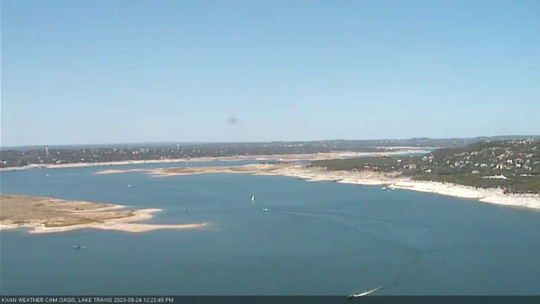 Lake Travis webcam, September 24, 2023 12:25 PM CT