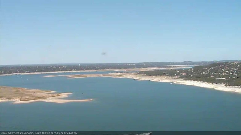 Lake Travis webcam, September 24, 2023 12:45 PM CT