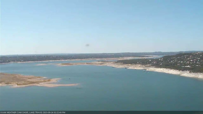 Lake Travis webcam, September 24, 2023 2:25 PM CT