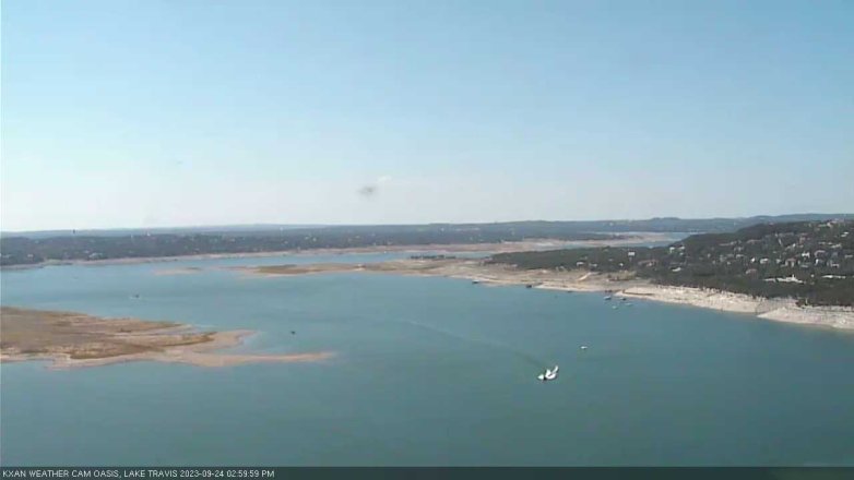 Lake Travis webcam, September 24, 2023 3:00 PM CT