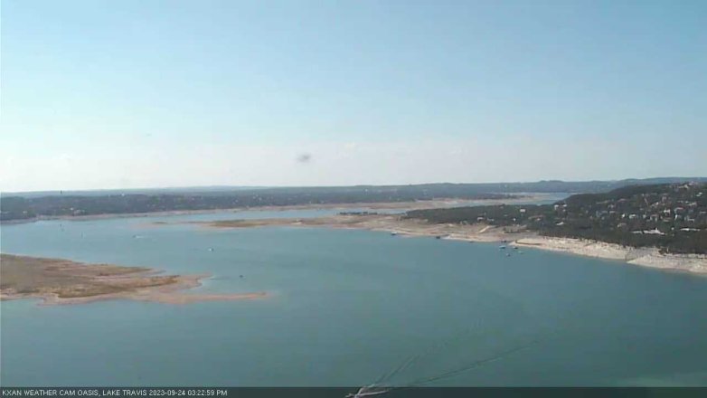 Lake Travis webcam, September 24, 2023 3:25 PM CT