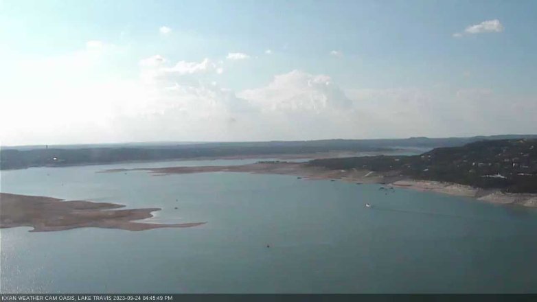 Lake Travis webcam, September 24, 2023 4:45 PM CT