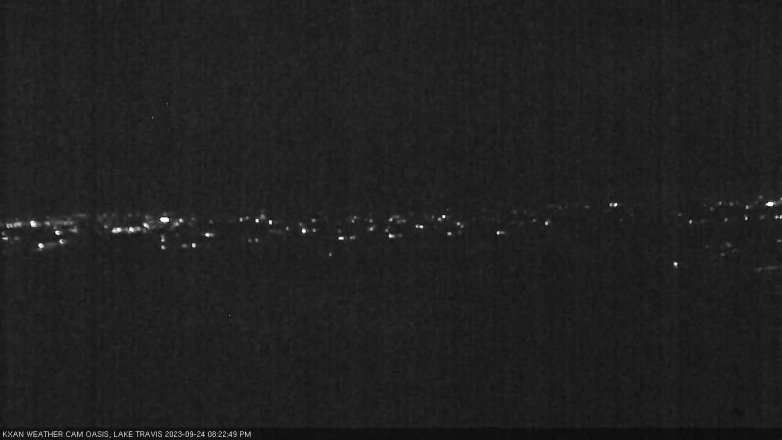 Lake Travis webcam, September 24, 2023 8:25 PM CT