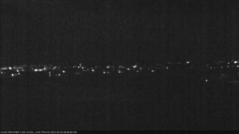 Lake Travis webcam, September 24, 2023 8:45 PM CT
