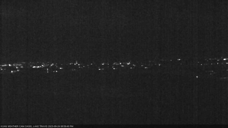 Lake Travis webcam, September 24, 2023 9:00 PM CT