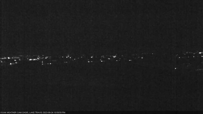 Lake Travis webcam, September 24, 2023 11:00 PM CT