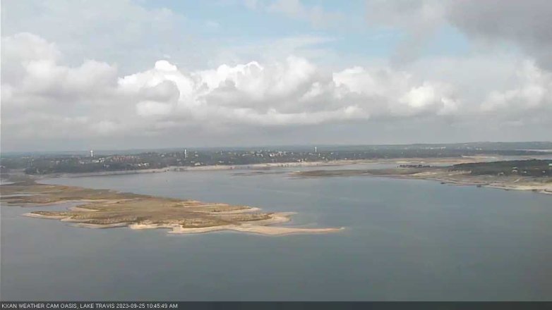 Lake Travis webcam, September 25, 2023 10:45 AM CT