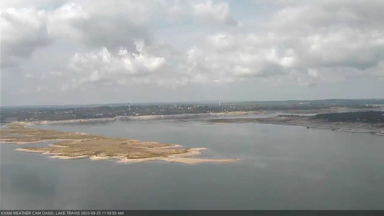 Lake Travis webcam, September 25, 2023 12:00 PM CT