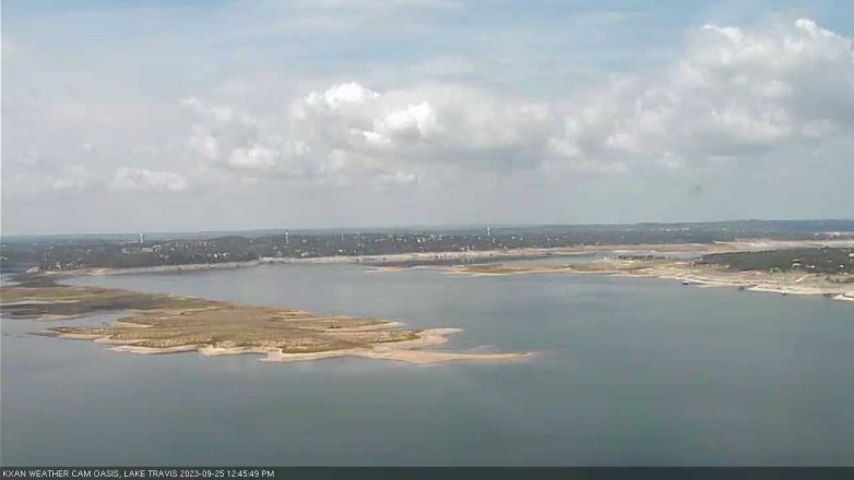 Lake Travis webcam, September 25, 2023 12:45 PM CT