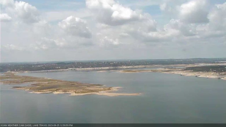 Lake Travis webcam, September 25, 2023 1:00 PM CT