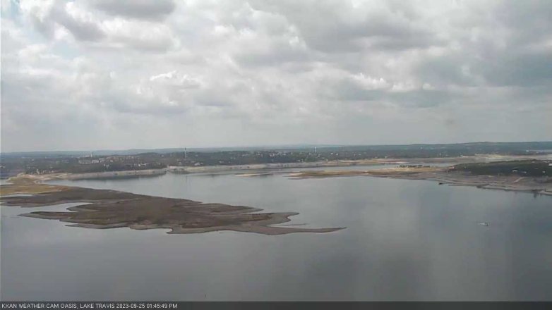 Lake Travis webcam, September 25, 2023 1:45 PM CT