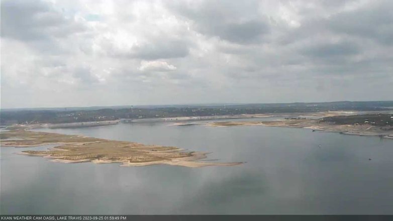 Lake Travis webcam, September 25, 2023 2:00 PM CT
