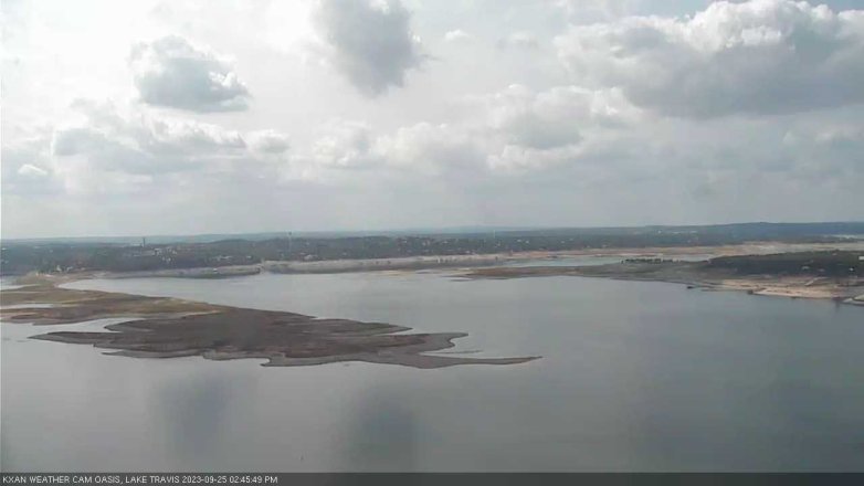 Lake Travis webcam, September 25, 2023 2:45 PM CT