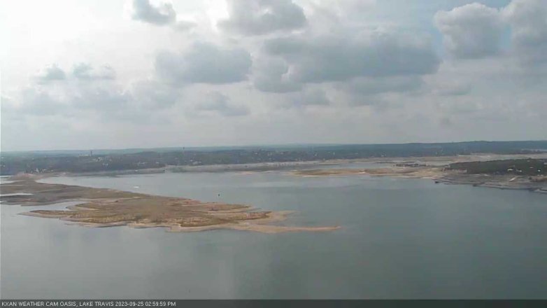 Lake Travis webcam, September 25, 2023 3:00 PM CT