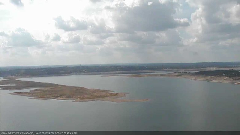 Lake Travis webcam, September 25, 2023 3:45 PM CT