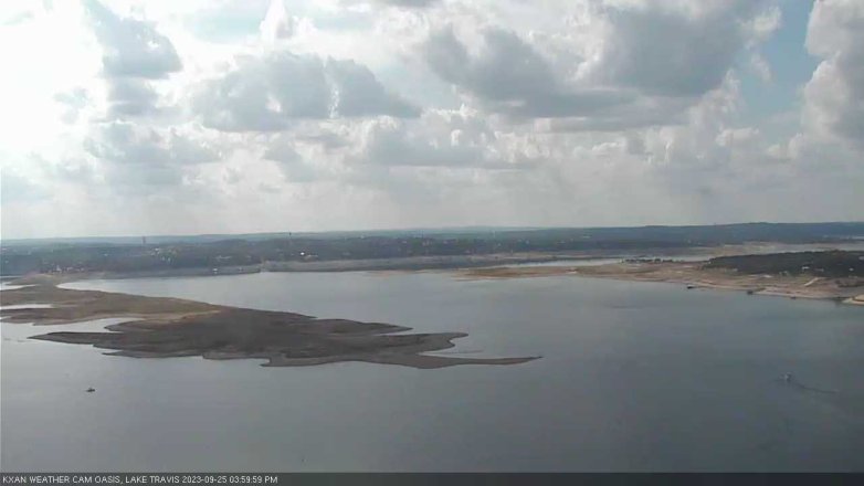 Lake Travis webcam, September 25, 2023 4:00 PM CT