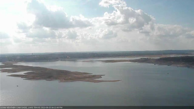 Lake Travis webcam, September 25, 2023 4:25 PM CT