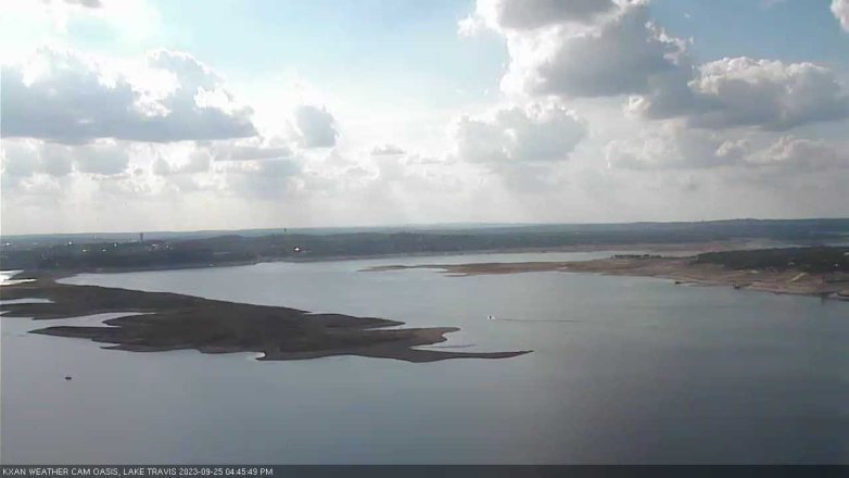 Lake Travis webcam, September 25, 2023 4:45 PM CT