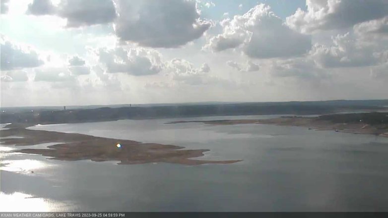 Lake Travis webcam, September 25, 2023 5:00 PM CT